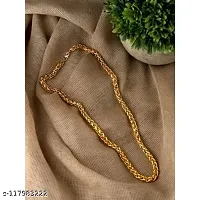 Pitaamaa Gold New Trending Chain Gold-plated Plated Brass Chain (23 INCH)Water And Sweat Proof Jawellery MGPC-0126-thumb3