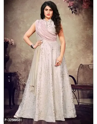 Blend Stitched Anarkali Gown-thumb0