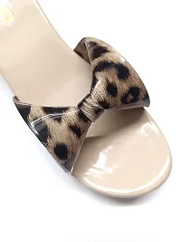 Angel Sales Cheetah Printed Women's Wedge Heels Sandals-thumb4