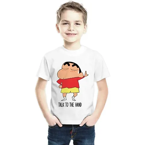 Kids Printed Round Neck T-shirts For Boys