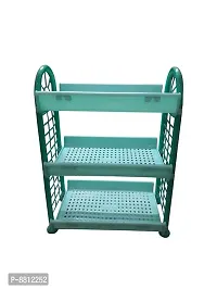 KDKRISHNA Plastic 3 Tier Storage Rack-thumb2