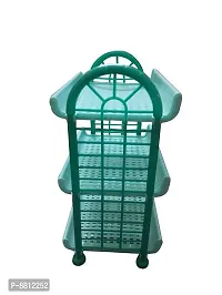 KDKRISHNA Plastic 3 Tier Storage Rack-thumb1