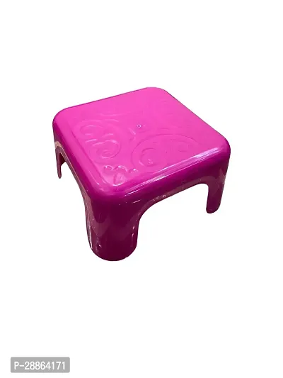 Plastic Multipurpose Bathroom Square Stool-thumb0