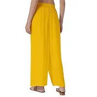 Classic Rayon Solid Palazzos for Women-thumb3