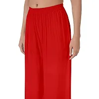 Red color Rayon Palazzo Pants Trendy Regular Fit Women's Palazzo Pant for Women-thumb2