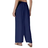 Classic Rayon Solid Palazzos for Women-thumb1