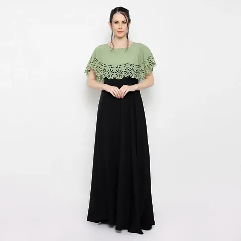 Best Selling Crepe Ethnic Gowns 