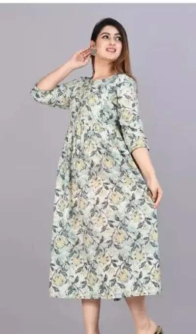 Fancy Rayon Maternity Feeding Kurtis