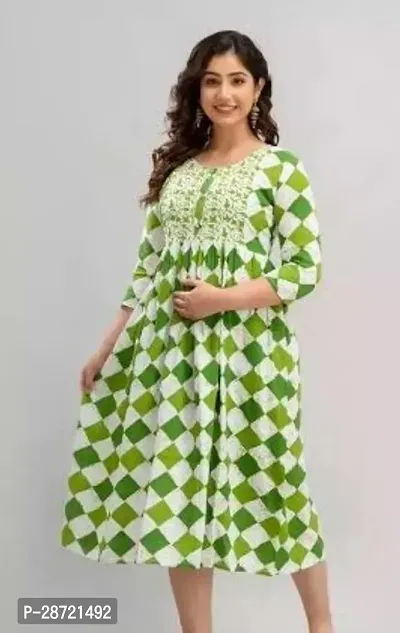 Stylish Multicoloured Rayon Kurta For Women-thumb0