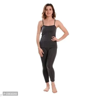 Tegan Sleeveless Innerwear Thermal Set For Women Winter
