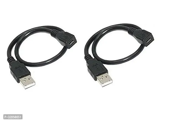 Power Sharing Cable 1 m Micro USB Female to USB Male Cable for OTG Morpho 1300 E2 Compatible pack of 2