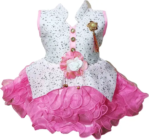 Baby Girl Party Wear Middi Frock