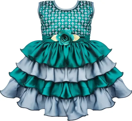 MAVILLA GARMENTS Baby Girl Knee Length Frock,Dress for Baby Girls || Dress for Baby Girls Clothes for Baby Girls Baby Girl Dress
