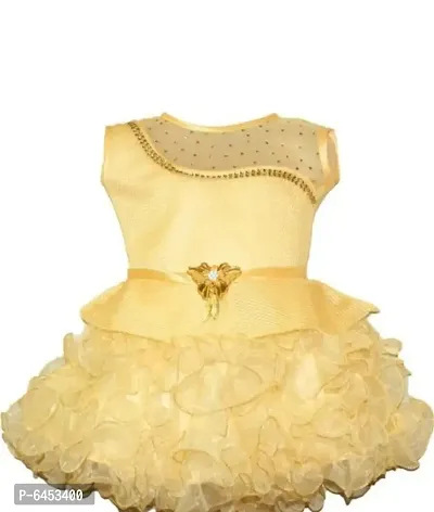 Modern Designer Sleeveless Baby Doll Frock (Fit and Flare, Party Wear Causal Wear Birthday Gift Item)