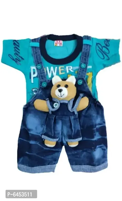 BabY boys Party Wear Cotton Dungree