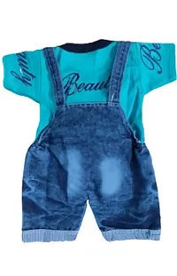 BabY boys Party Wear Cotton Dungree-thumb1