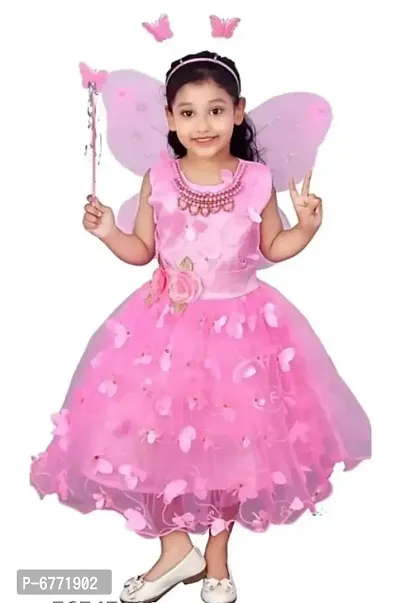 Best Designer Baby Doll Frock Dress Daily casuals  Baby Birthday Girl Gift Item-thumb0
