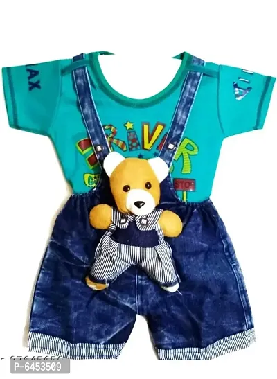 BabY boys Party Wear Cotton Dungree