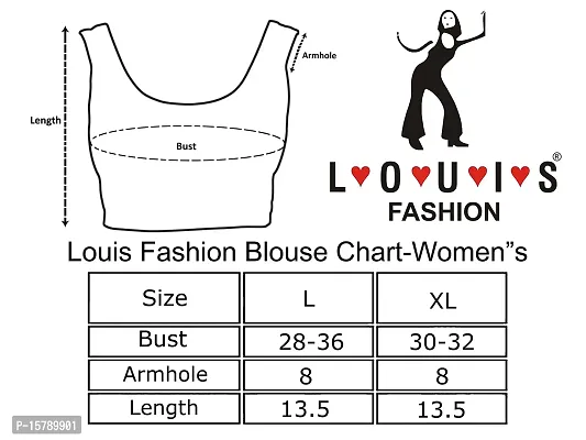 Louis Fashion Cotton Lycra Fabric Women Blouse(AGSPL-3220-BL-01)-thumb5