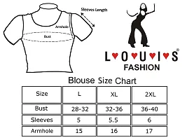 Louis Fashion Cotton Lycra fabric Women blouse (2067-BL-WHITE01-L)-thumb4