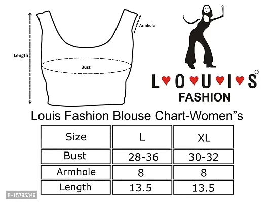 Louis Fashion Cotton Lycra Fabric Women Blouse(AGSPL-3220-BL-01)-thumb5