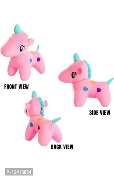 SHASHIKIRAN? Soft Toys Unicorn | Toy for Baby Girl Boy | Horse Toys for Kids Playing | Birthday Gifts for Boys and Girls | (30 Cms, Stuffed Animal Yellow, and PinkSmooth Cushion Material)(Set of 2)-thumb3