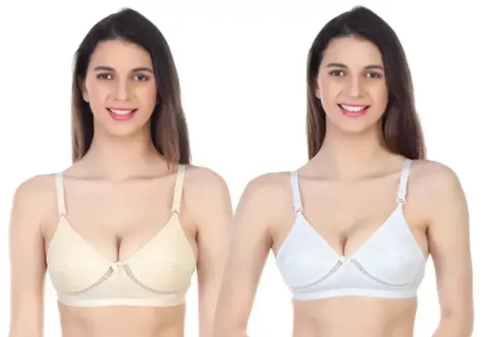 Stylish Solid Bras For Women Pack Of 2