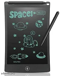 LCD Writing Pad/Tablet for Kids, Study Tab, e-Slate, Notebook, Portable writting Learning Slate Erasable Electric Black  White Board with Pen (Multicolor)-thumb2