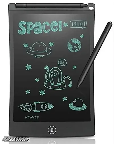 LCD Writing Pad/Tablet for Kids, Study Tab, e-Slate, Notebook, Portable writting Learning Slate Erasable Electric Black  White Board with Pen (Multicolor)-thumb3