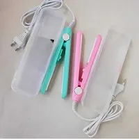 Women Beauty Mini Professional Hair Straighteners specially designed for teen (Assorted Color)-thumb1