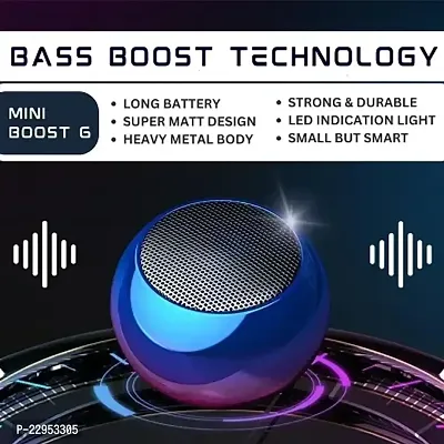 HLSTRIKES SUPER Mini Boost Rainbow 4d Speakers , Bluetooth, Computer, Multicolor 5 W Bluetooth Party Speaker ,HI-FI Bass (Multicolor)/2-thumb3