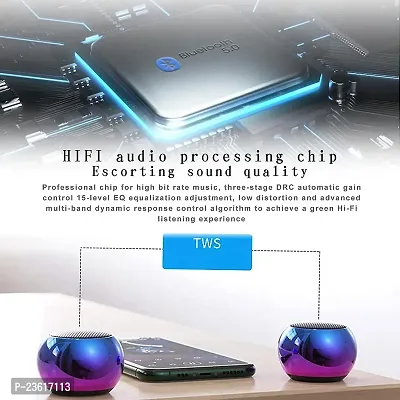 HLSTRIKES  Mini boost4 bluetooth speaker splash proof stereo sound fix in pocket 5 W Bluetooth Home Audio Speaker  (Multicolor, 5.1 Channel)/22-thumb4