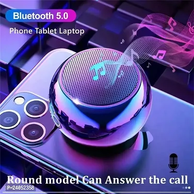 HLSTRIKES  MINI M3 : Small Size, Big Sound ndash; Mini Bluetooth Speaker MINI BLUETOOTH SPEAKER DYNAMIC METAL BODY WITH HIGH BASS SOUND 48 W Bluetooth Speaker (Multicolor)-thumb0