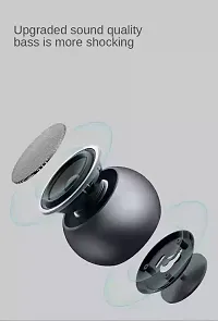 HLSTRIKES Portable Wireless Mini Boost series 4 Bluetooth Party Speaker  5 W Bluetooth Laptop/Desktop Speaker(BLACK)-thumb1
