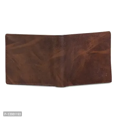 Men Casual, Evening/Party, Trendy Brown Artificial Leather Wallet  (5 Card Slots)-thumb3