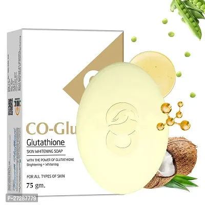 CO LUXURY Glutathione Skin Brightening Soap with Kojic Acid and Vitamin C  E | For Pigmentation,Dark Spot  Melasma (75 X 2) (Pack of 2)-thumb2