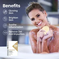 CO LUXURY Glutathione Skin Brightening Soap with Kojic Acid and Vitamin C  E | For Pigmentation,Dark Spot  Melasma (75 X 2) (Pack of 2)-thumb4