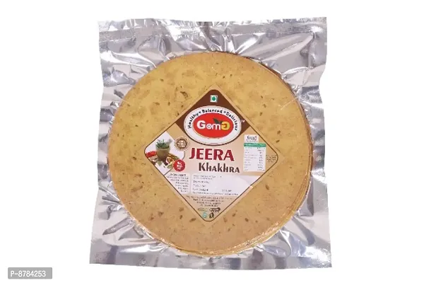 GomG Food Khakhra, Masala, methi, Jeera and tomato masti Khakhra, Pack of 4/800gm, (4x200gm)-thumb2