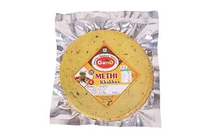 GomG Food Khakhra, Masala, methi, Jeera and tomato masti Khakhra, Pack of 4/800gm, (4x200gm)-thumb3