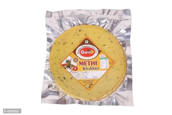 GomG Food Khakhra, Masala, methi, Jeera and tomato masti Khakhra, Pack of 4/800gm, (4x200gm)-thumb4