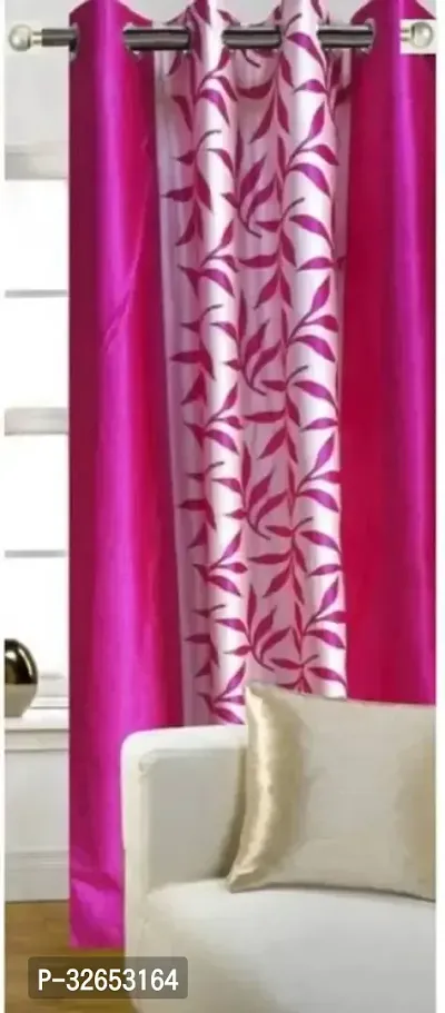 Beautiful Eyelet Polyester Door Curtain 7 feet x 4 feet, Pack of 1-thumb0