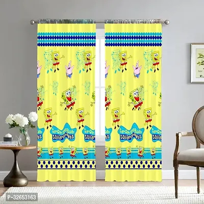 Beautiful Eyelet Polyester Door Curtain 7 feet x 4 feet, Pack of 1