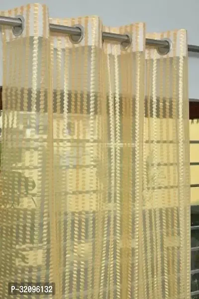 LUXURY CRAFTS Eyelet Polyester Door Curtain 7 feet x 4 feet -Pack of 1-thumb0