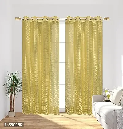 Stylish Polyester Printed Door Curtain, Pack of 2-thumb0