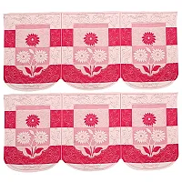 LUXURY CRAFTS 3 Seater Sofa Cover Set,Sofa slipcover,sofa slipcover 3 seater ,sofa cover (Set of 2 Long Pieces) (3 Seater)-  Red-thumb1