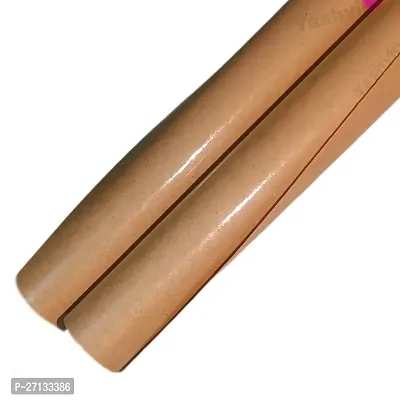 Luxury Crafts 2 Piece Brown Paper Roll for Book Cover Book Binding Cover for School Notebook/Book || Protect from Dust and Water Thick Quality Packing Roll | Brown Book Cover.17 inch(5 meter)-thumb0