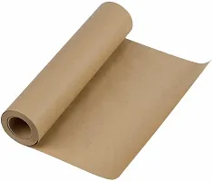 Luxury Crafts 2 Piece Brown Paper Roll for Book Cover Book Binding Cover for School Notebook/Book || Protect from Dust and Water Thick Quality Packing Roll | Brown Book Cover.17 inch(5 meter)-thumb2