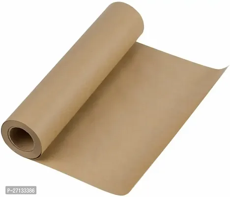 Luxury Crafts 2 Piece Brown Paper Roll for Book Cover Book Binding Cover for School Notebook/Book || Protect from Dust and Water Thick Quality Packing Roll | Brown Book Cover.17 inch(5 meter)-thumb3