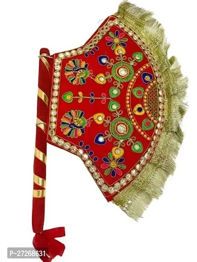 Designer Embroidered Hand Fan For Decorative and Gifting