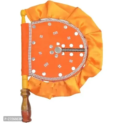 Designer Embroidered Hand Fan For Decorative and Gifting